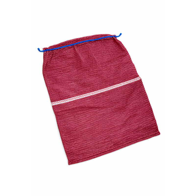 Worek  15kg siatka  42x60cm bordowy